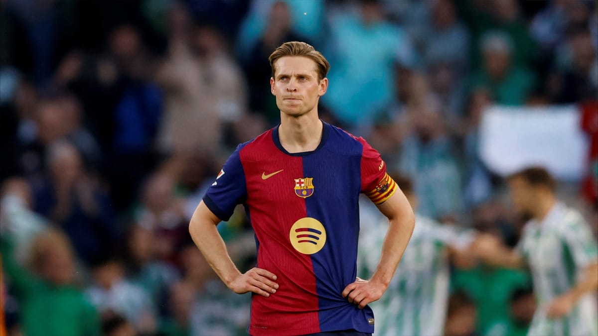 5 أسباب تدفع برشلونة لبيع دي يونغ