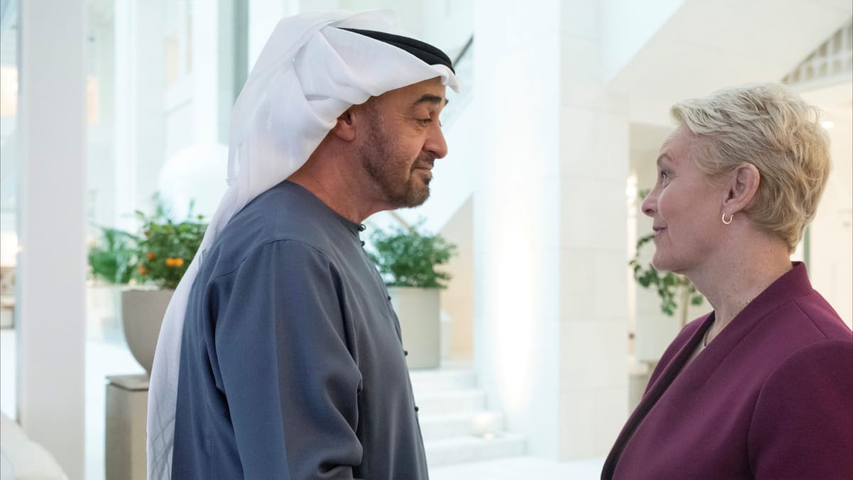 رئيس الإمارات يبحث التنسيق لإيصال المساعدات إلى غزة