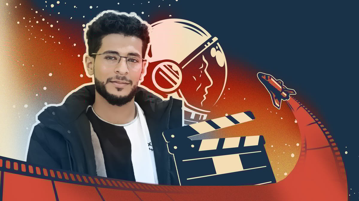 قصة أيمن اليمني.. من الفضاء إلى إخراج أول فيلم صامت