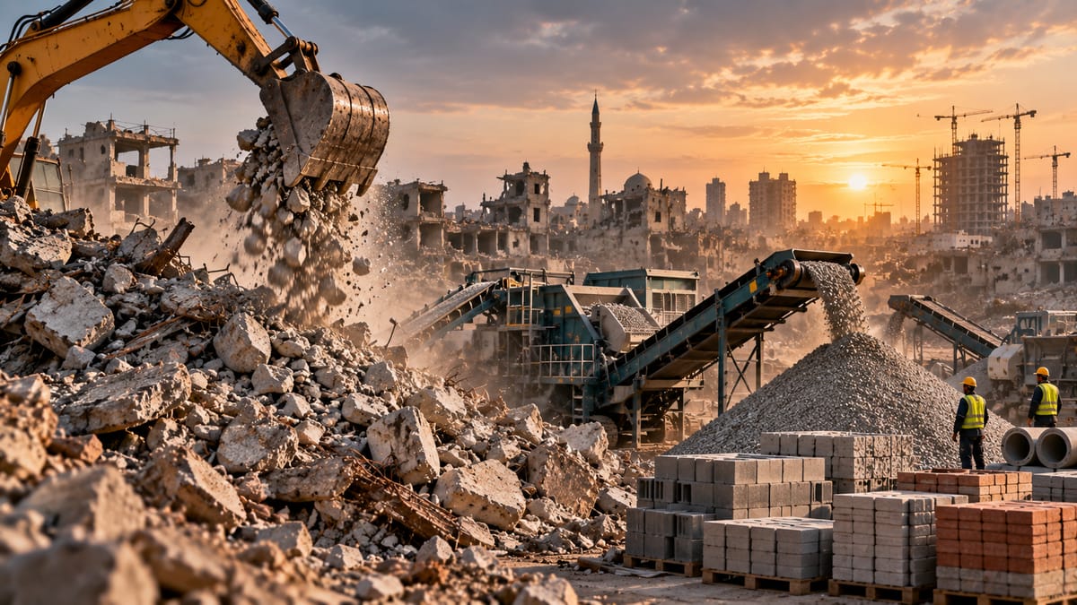 سوريا تستفيد من كارثتها.. أطنان الأنقاض لإعادة البناء