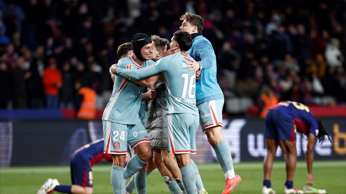 أتلتيكو مدريد يعيد برشلونة 37 عاما للخلف