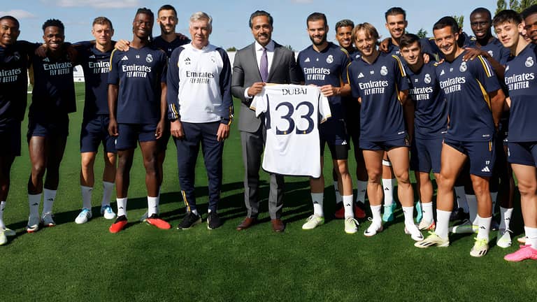 شراكة استراتيجية بين دبي وريال مدريد