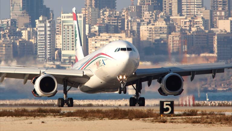 "الشرق الأوسط اللبنانية" تحتفظ بطائراتها في الخارج