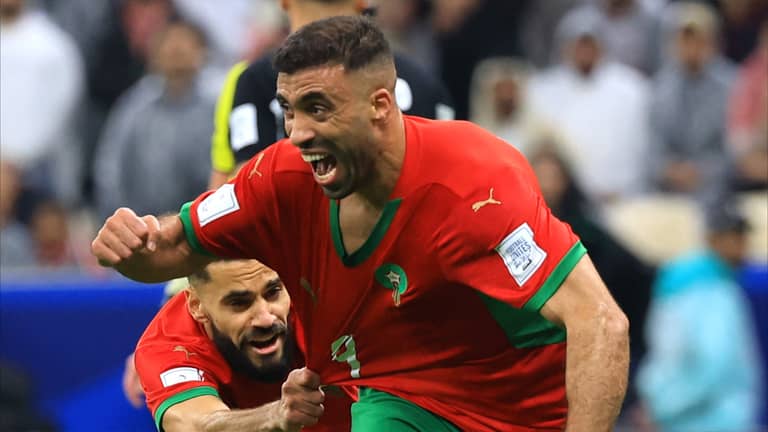 المغرب "بطل العرب"  بأهداف الدقائق الحرجة