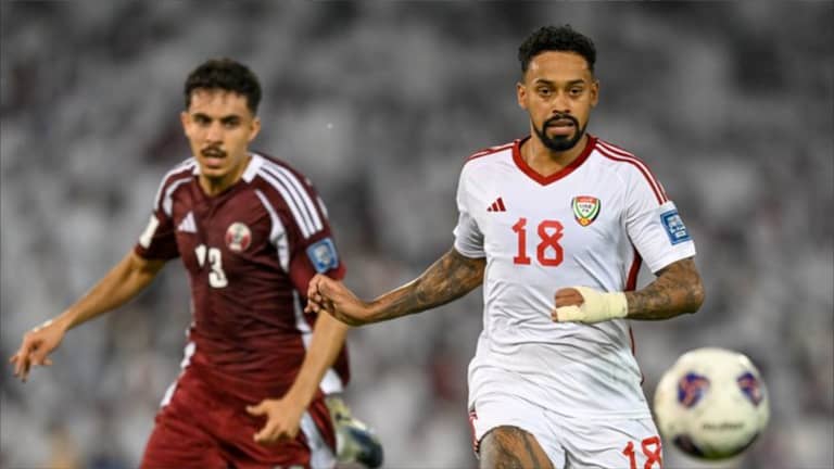 قائمة الإمارات أمام العراق في ملحق تصفيات كأس العالم 2026