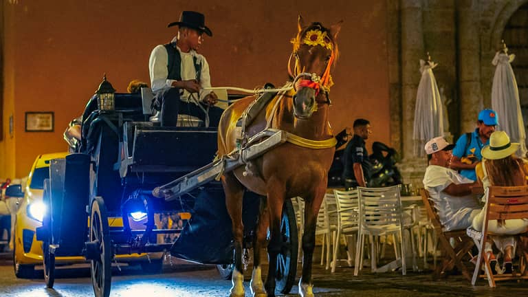 حظر "عربات الخيول" في مدينة تاريخية بكولومبيا: البديل كهربائي