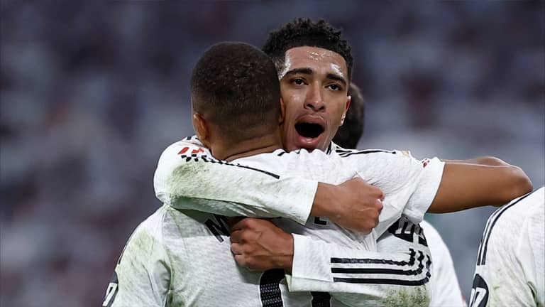 بيلينغهام يمنح مبابي شارة التألق في ريال مدريد