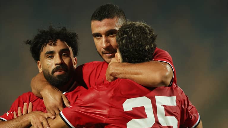 مصر تعبر كاب فيردي بثلاثية في "تصفيات الكان"