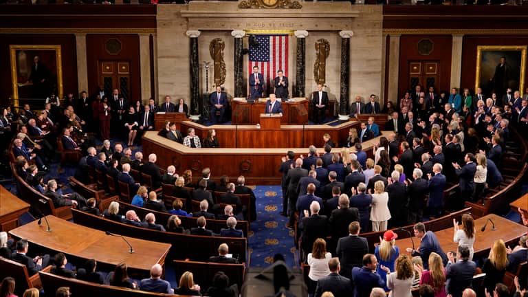 الأطول في تاريخ الاتحاد.. أبرز رسائل خطاب ترامب