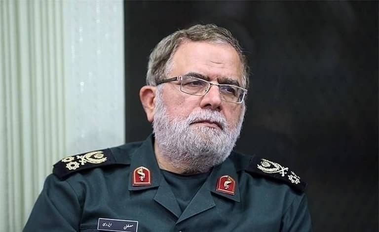 عين مصطفى إيزدي في منصب نائب قائد الحرس الثوري (إكس)