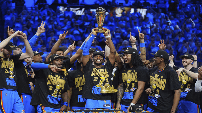 لقب تاريخي.. ثاندر ملك NBA الجديد