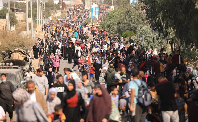 نزوح مستمر من شمال قطاع غزة