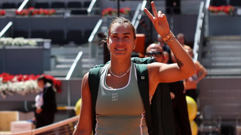 سبالينكا تبدع في مدريد