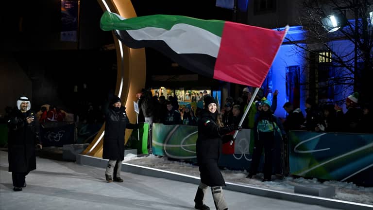 حضور تاريخي للإمارات بالأولمبياد الشتوي
