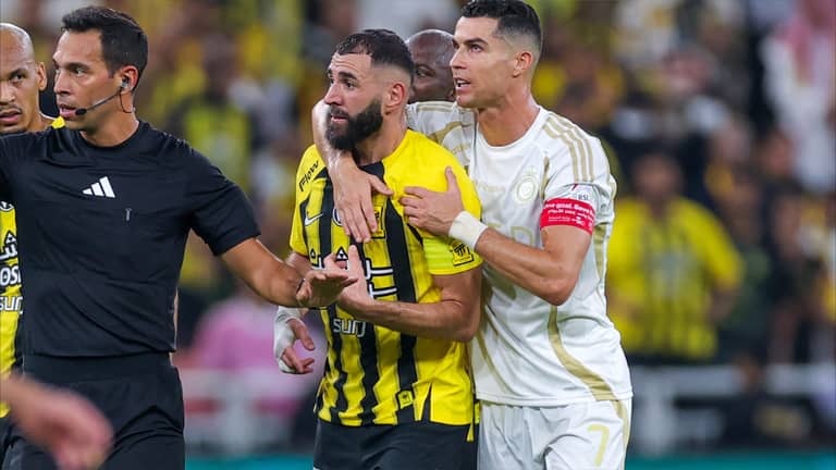 رونالدو وبنزيما يخطفان الأضواء في كلاسيكو "هوليوودي"