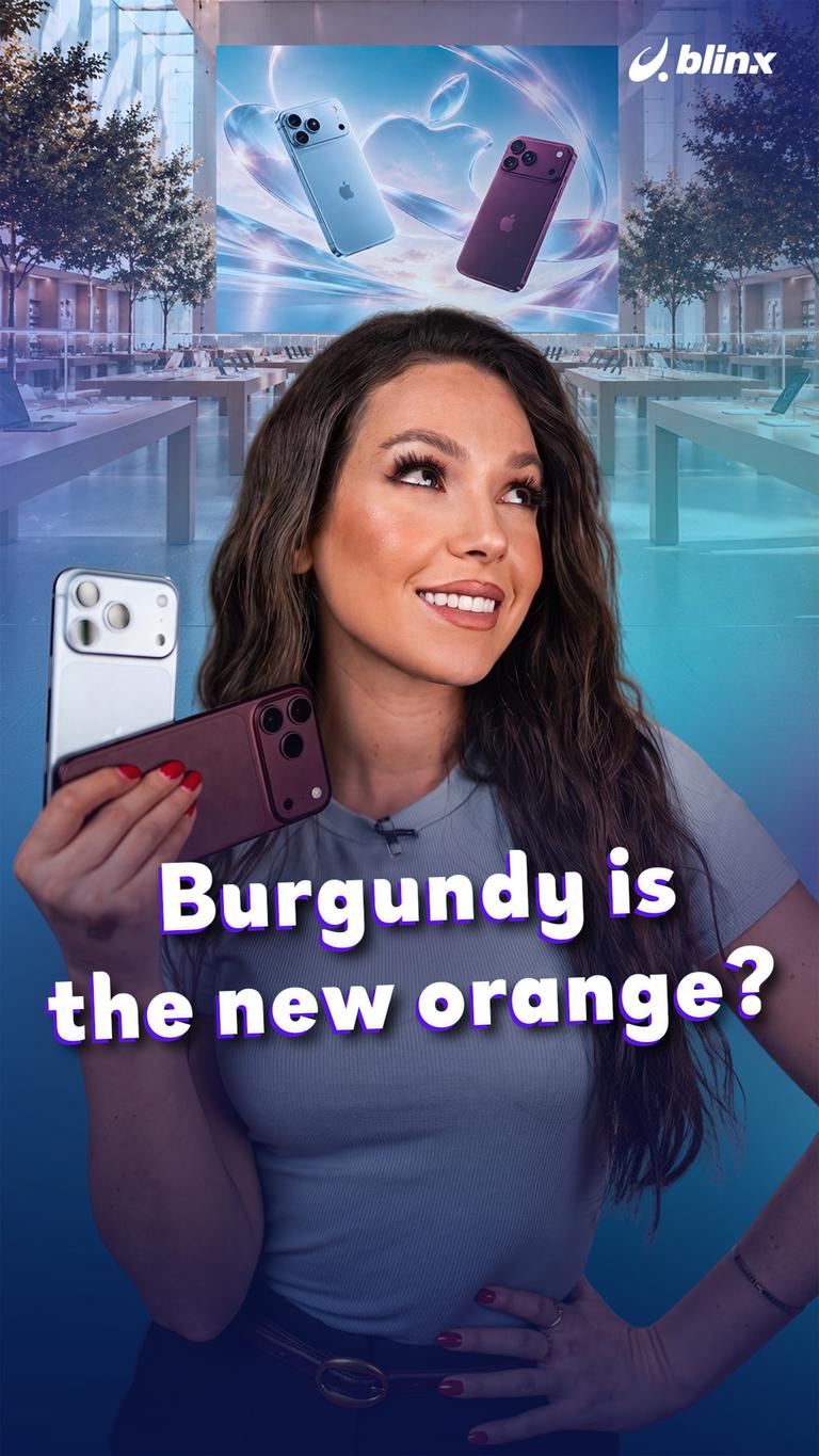 Burgundy is  the new orange?