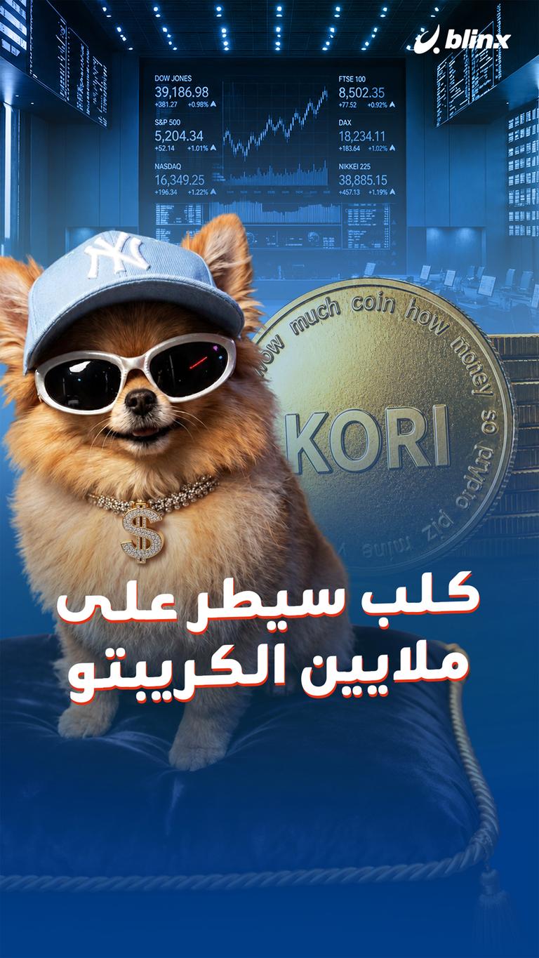 كلب سيطر على ملايين الكريبتو