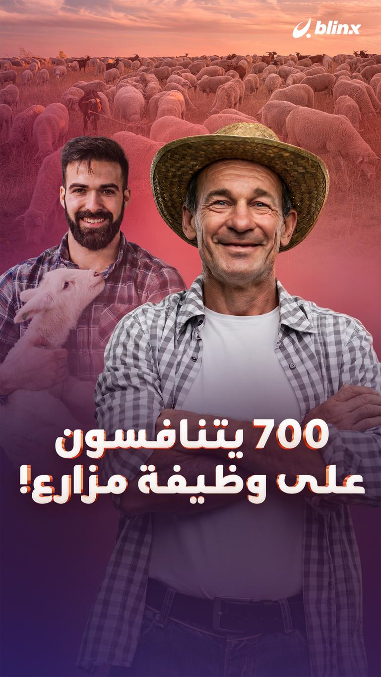 ٧٠٠ يتنافسون على وظيفة مزارع!